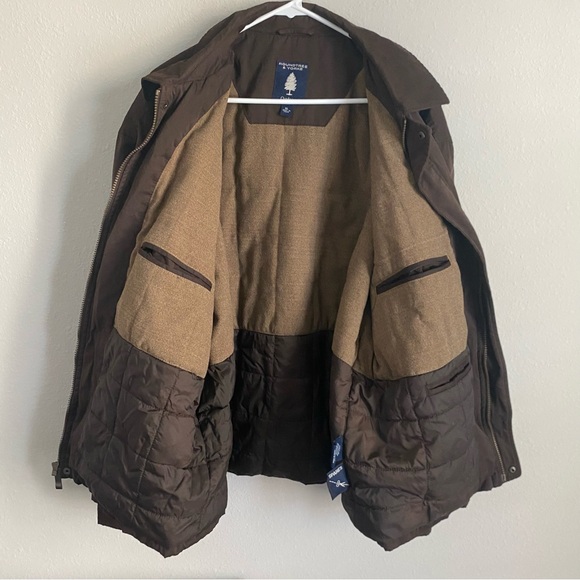 Roundtree and Yorke Mens Outdoor Brown Heavy Jacket XL - Picture 6 of 9